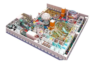 Liben Trampoline Park accompanies children's happy growth, unlocking various new play activities through continuous jumping, helping children enhance muscle strength, improve body coordination and balance.